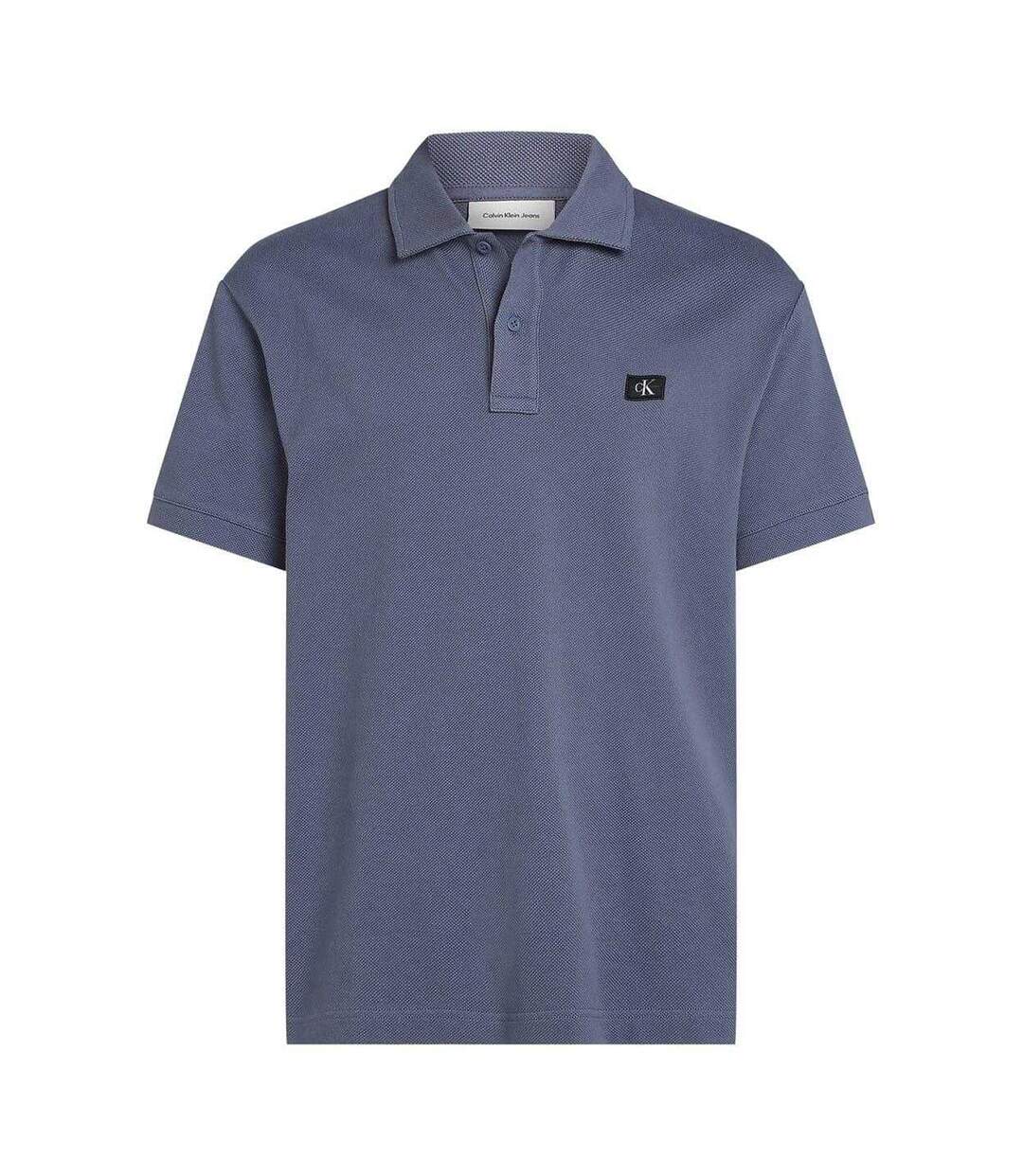 Mens Regular Short-sleeved Polo Shirt Grisaille Calvin Klein-2
