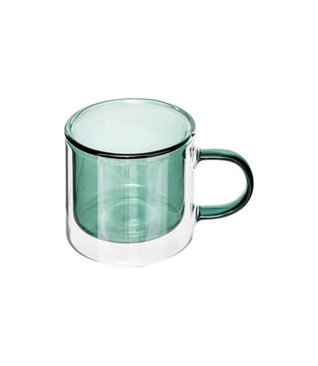Lot de 6 Mugs en Verre Lexi 25cl Émeraude