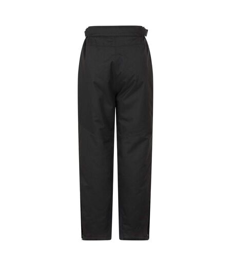 Womens/ladies Blizzard Ii Ski Trousers Jet Black Mountain Warehouse