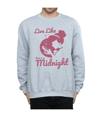 Disney Princess Mens Cinderella No Midnight Sweatshirt (Sports Grey)