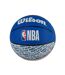 Ballon De Basket Motif/style Nba City Paris Taille 3 Rouge Bleu Wilson-3