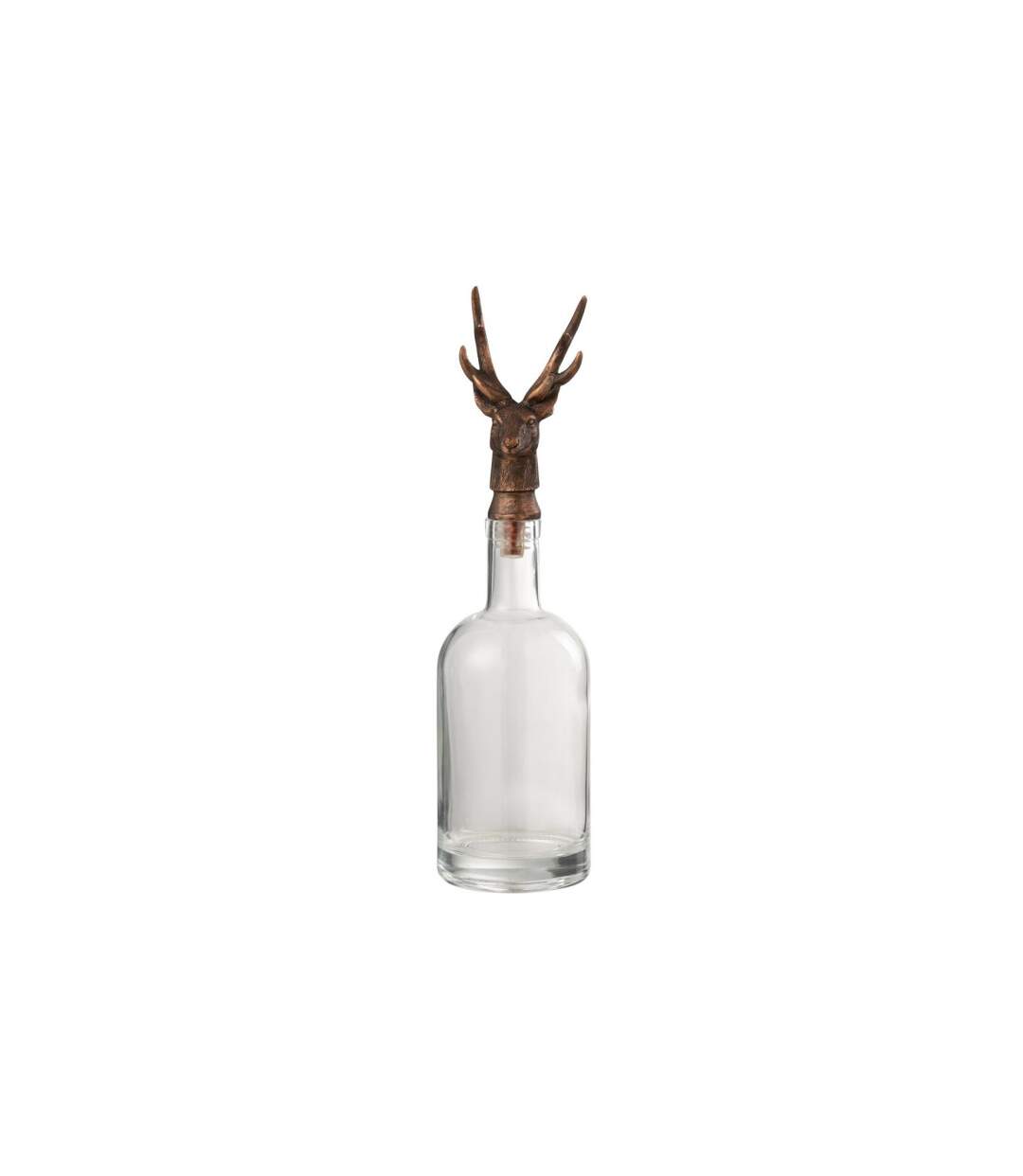 Bouteille en Verre Cerf 35cm Transparent-1