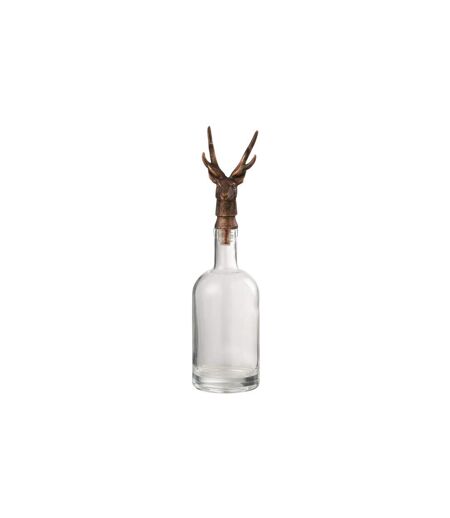 Bouteille en Verre Cerf 35cm Transparent