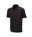 Result Mens Work-Guard Apex Short Sleeve Polo Shirt (Black)