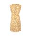 Womens/ladies Holly Ditsy Print Short-sleeved Dress Honeybee Trespass-2