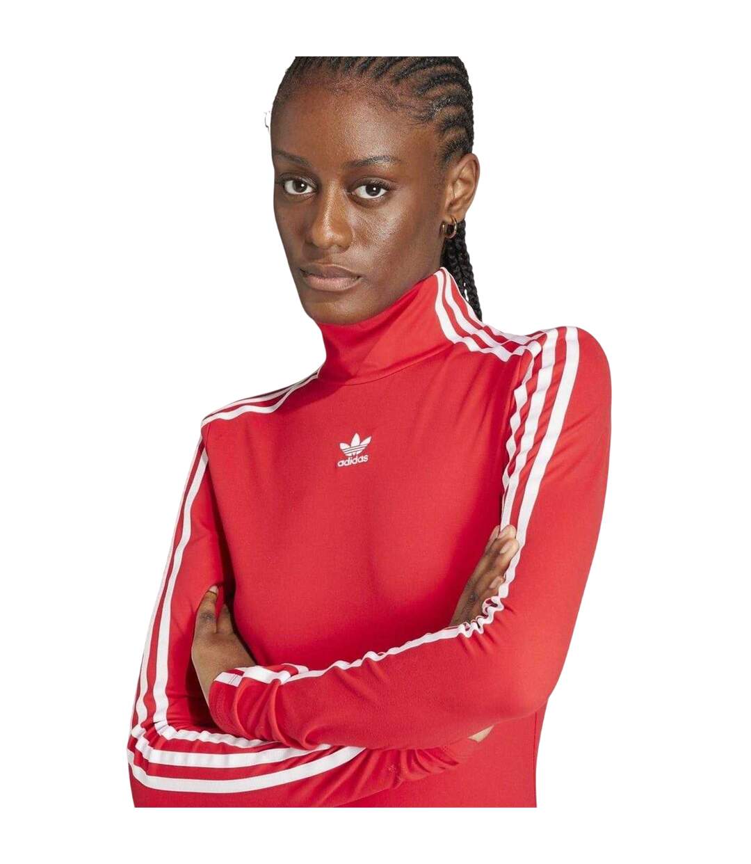 Robe Courte Originals Femme Rouge Adidas-4