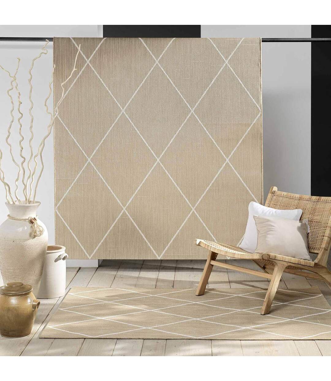 Tapis Déco Damira 120x170cm Naturel-4