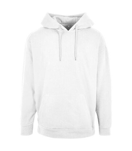 Mens basic oversized hoodie white Build Your Brand