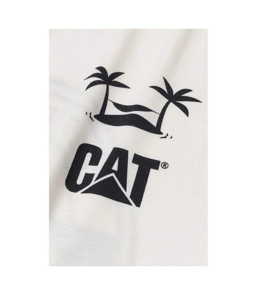 T-shirt Motif/style Logo Homme Vanille Caterpillar-3