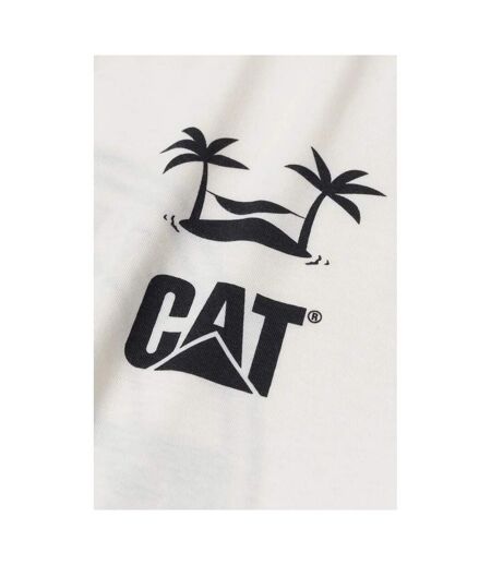 T-shirt Motif/style Logo Homme Vanille Caterpillar