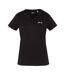 T-Shirt noir femme schott tsbrodedw-1