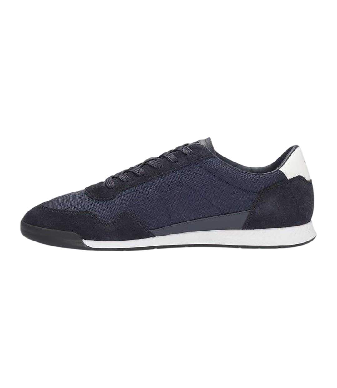 Mens Titanium Sl Suede Trainers Dark Blue Boss-3
