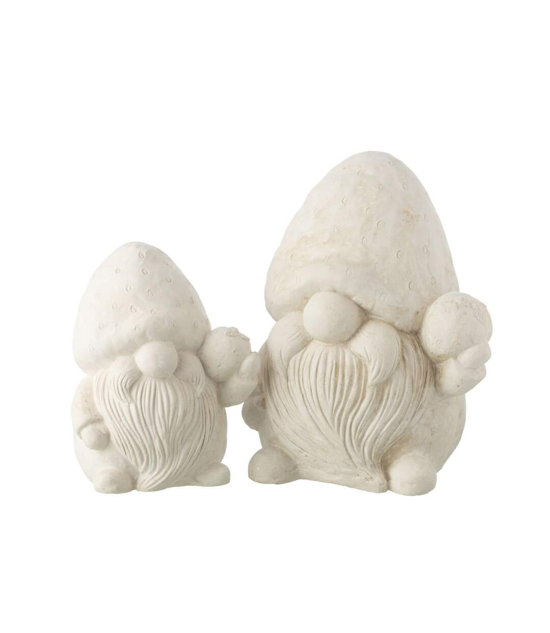 Statue Déco Extérieur Lutin 48cm Beige-2