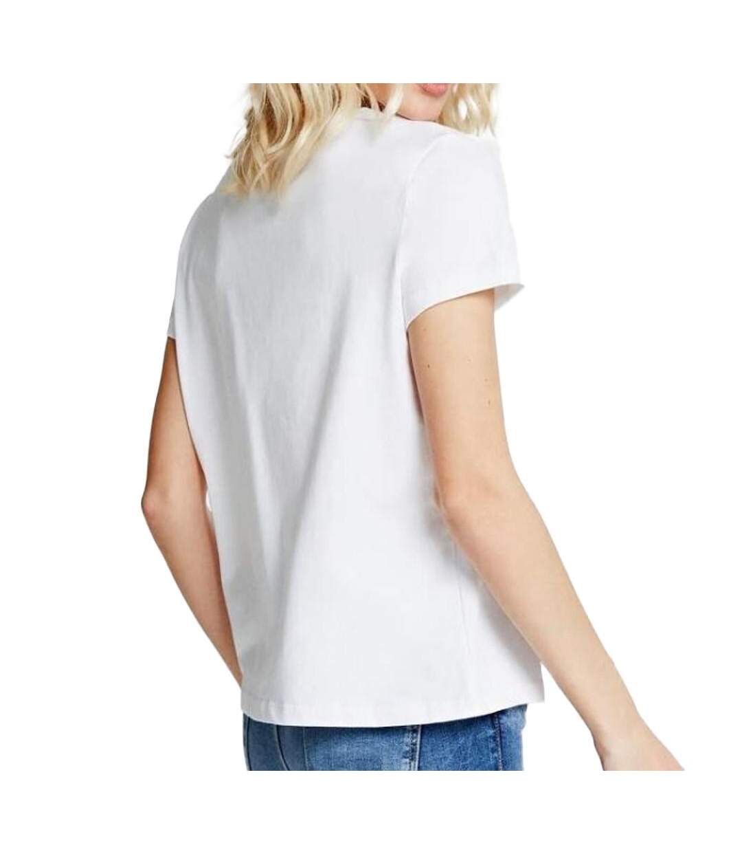 T-shirt Blanc Femme Guess Madrid - XS