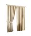 Imperial pencil pleat curtains 66 x 72 inch cream Riva Home