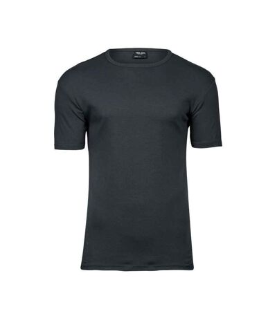 T-shirt Interlock Hommes Gris Foncé Tee Jays