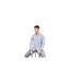 Mens Button-down Shirt Navy White Peter Werth-1