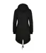 Parka Sweat Femme Noir Build Your Brand-2