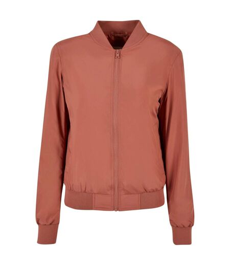 Blouson D'aviateur Femme Terre Cuite Urban Classics
