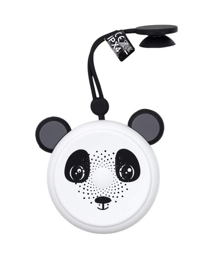Enceinte Ventouse Waterproof Panda 22cm Blanc