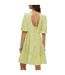 Robe Komiri Femme Jaune Hugo-3