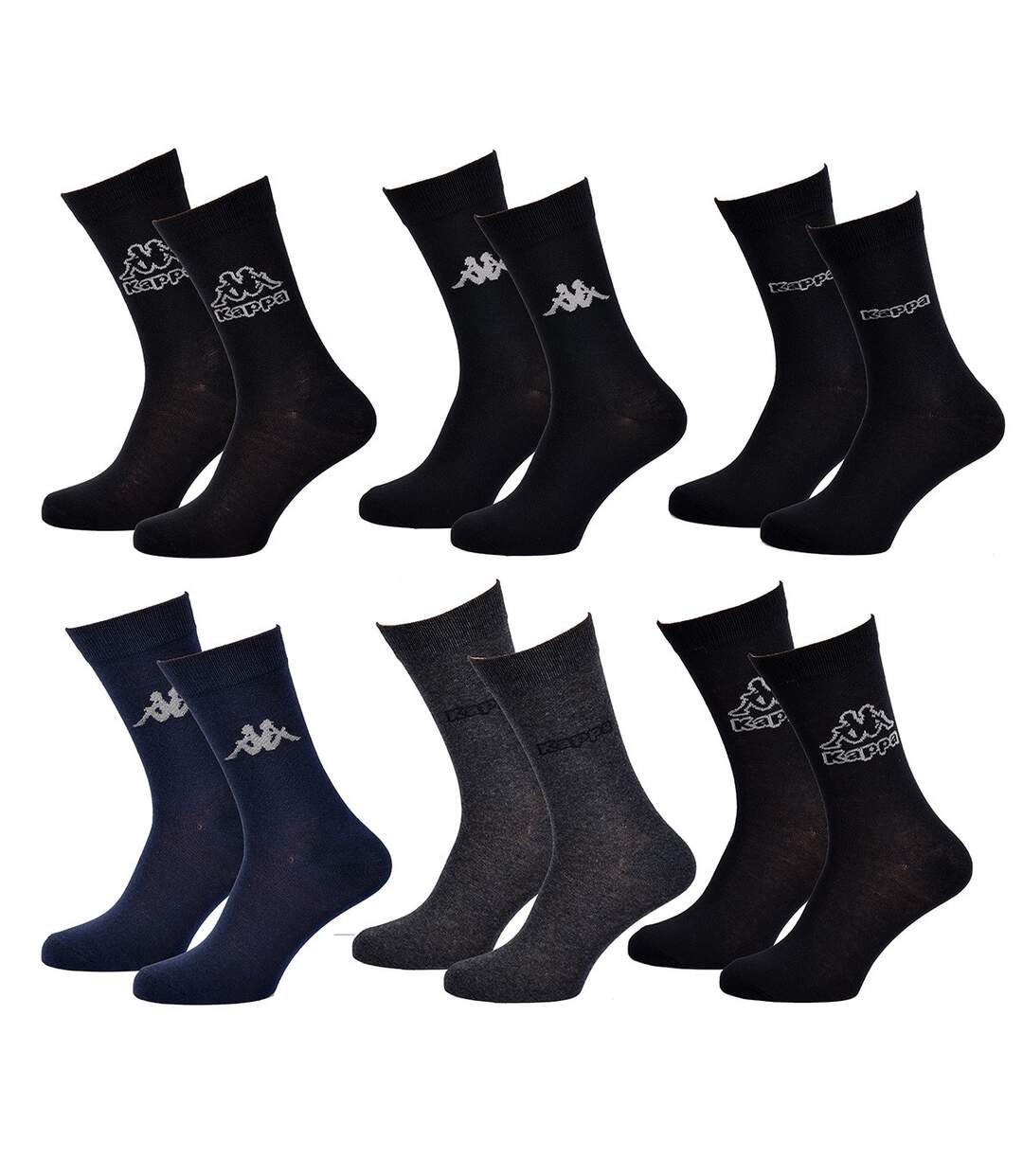 Chaussettes Homme VILLE KAPPA Pack de 6 Paires 0787