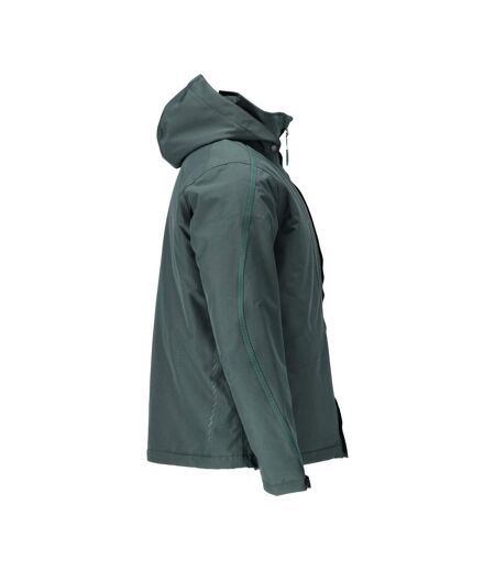 Mens Customised Polyester Winter Jacket Forest Green Mascot