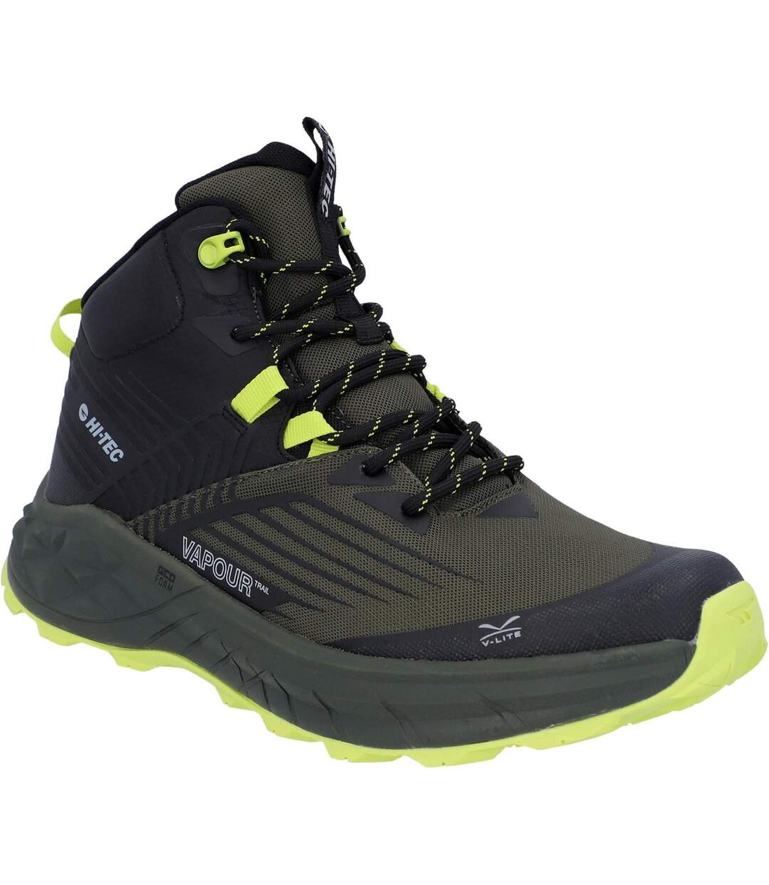 Baskets fuse trail femme noir / vert sombre Hi-Tec