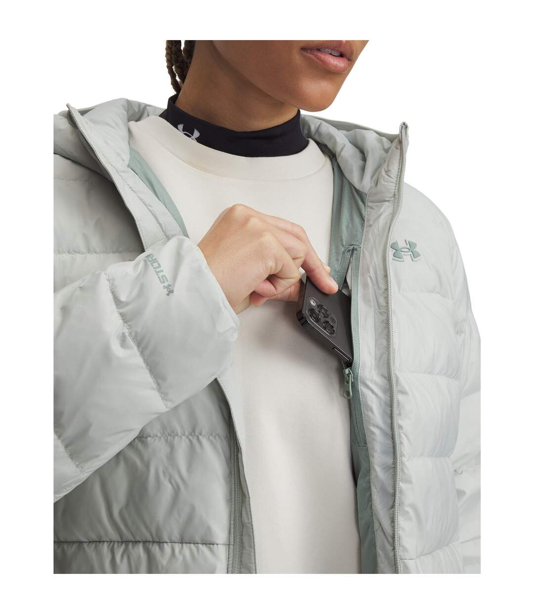 Veste À Capuche Legend Femme Vert Under Armour-3