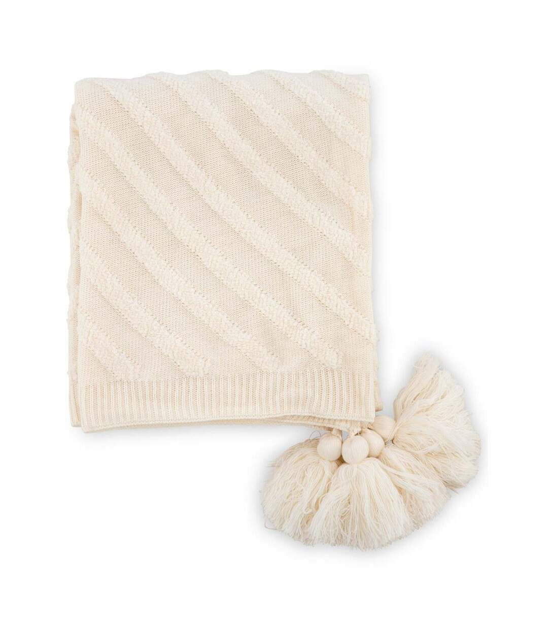 Jeté de canapé en acrylique  Katlyn 130 x 170 cm-2