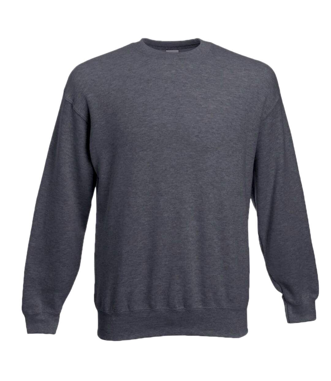 Sweat classic 80/20 homme gris foncé Fruit of the Loom