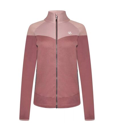 Womens/ladies elation ii core stretch recycled fleece mesa rose/powder pink Dare 2B