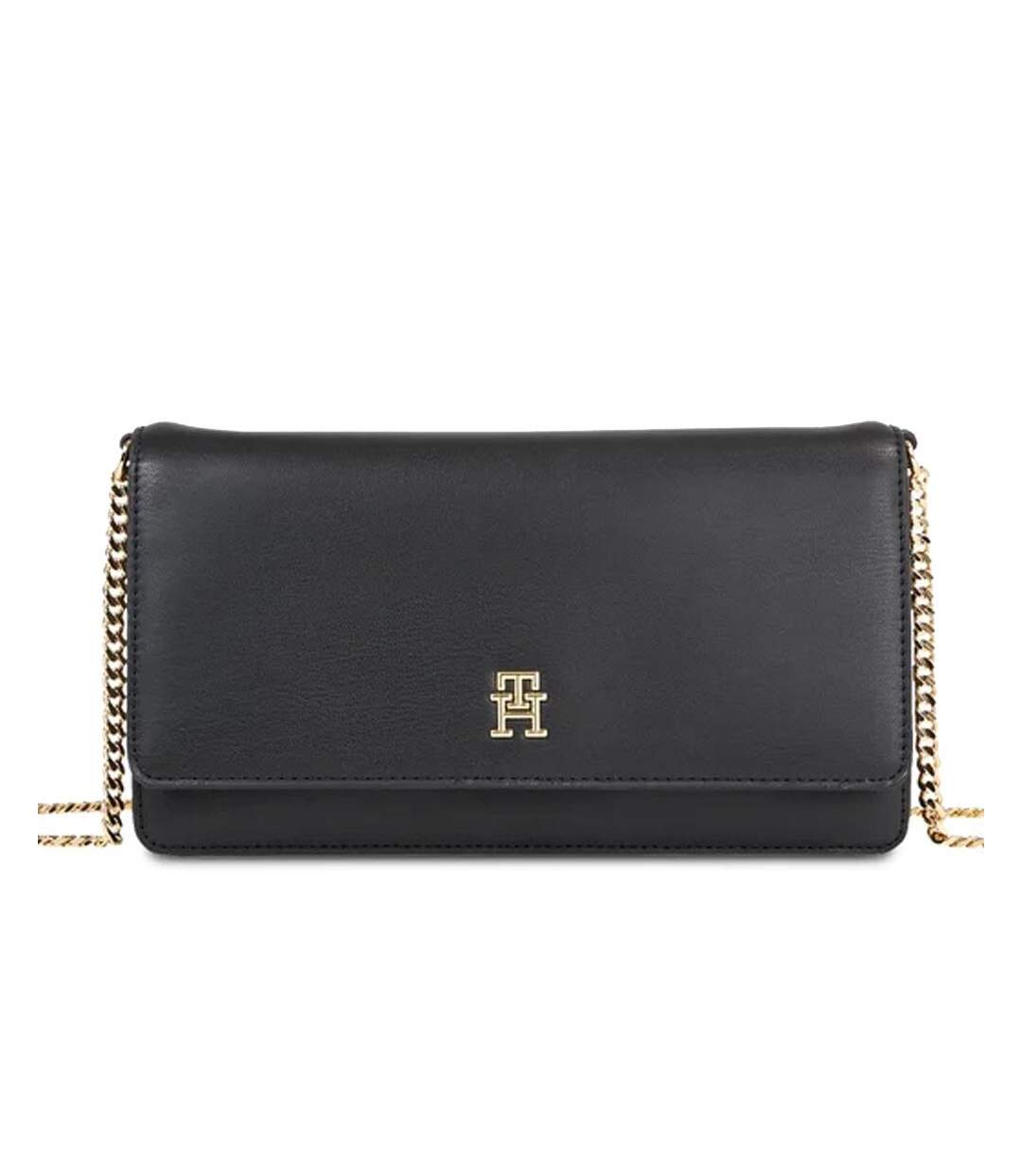 Sac Bandoulière Noir Femme Tommy Hilfiger Refined Chain - Taille unique-1