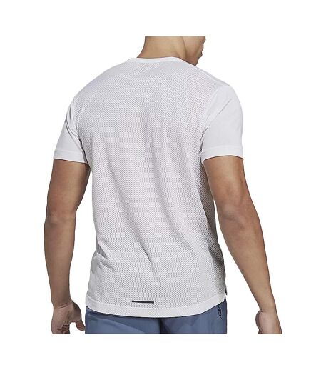 T-Shirt blanc homme adidas ht9442