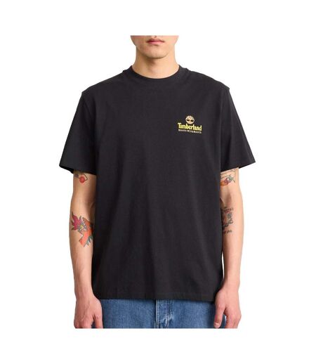 T-Shirt noir homme timberland illustrated