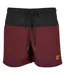 Mens Block Swim Shorts Cherry Black Urban Classics-1
