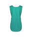 Womens/ladies Essential Pull Over Work Tunic Emerald Green Karlowsky-2