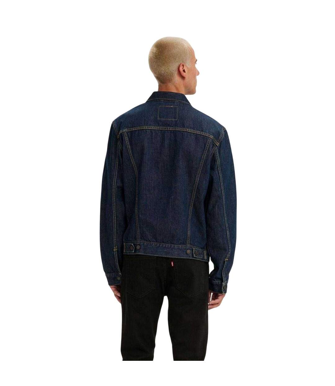 Mens Denim Trucker Jacket Blue Levis-3