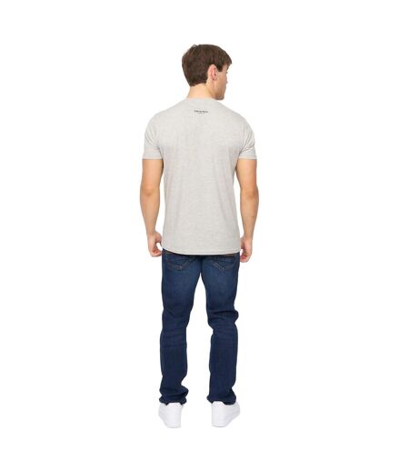 Mens Shoptown T-shirt Grey Marl Crosshatch