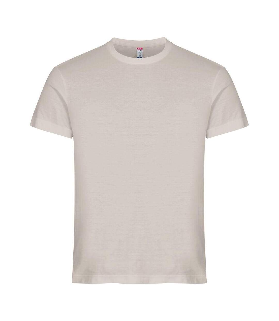 T-shirt Basic Homme Beige Gris Clique-1