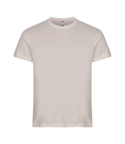 T-shirt Basic Homme Beige Gris Clique