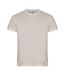 T-shirt Basic Homme Beige Gris Clique-1