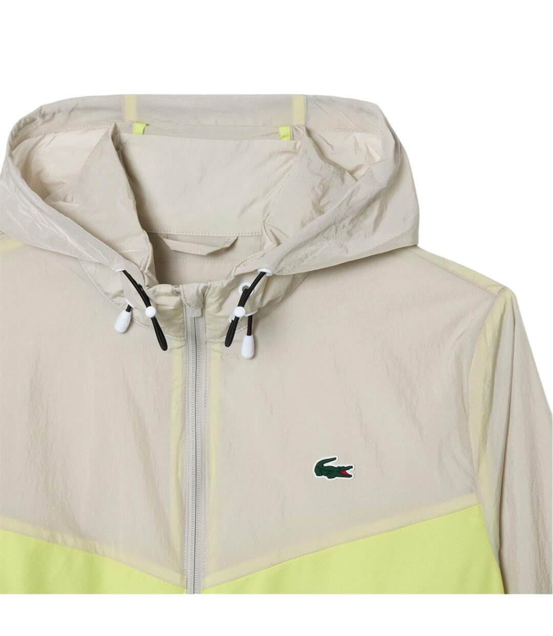 Blouson Motif/style Blocs De Couleurs Anorak Homme Gris Vert Clair Vif Bleu Clair Lacoste-3