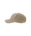 Casquette De Baseball Motif/style 6 Panneaux Fam-s Adulte Beige Gris Atlantis Headwear-3