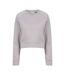 Tombo Womens/Ladies Cropped Sweatshirt (Light Gray)