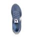 Womens/ladies Blvd Retro Suede Trainers Navy Skechers-4