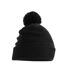 Bonnet Snowstar Noir Beechfield-1