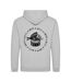 Sweat À Capuche Festival Bass Drum Homme Gris AWD-2