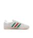 Baskets grises/vertes/rouges homme adidas samba-2