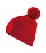 Bonnet Motif/style Écusson Rouge Classique Beechfield-2